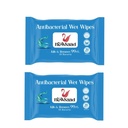 دستمال مرطوب نیوساد بسته دو عددی مدل AntiBacterial-W2 