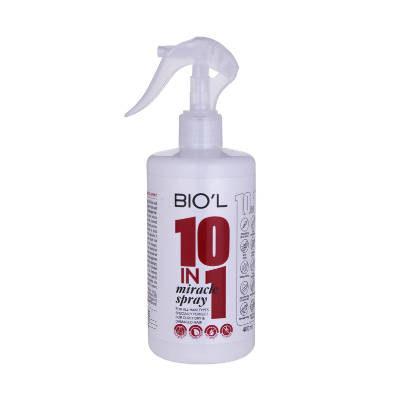 اسپری نرم کننده مو بیول مدل 10IN1 حجم 400ml  مناسب موهای فر     